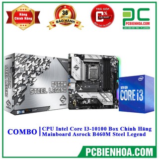 Combo siêu phẩm Intel I3 10100 New Box + H410M HDV