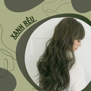 Thuốc nhuộm tóc xanh reu độc quyền từ Nhật Bản ( tặng kèm trợ nhuộm và găng tay