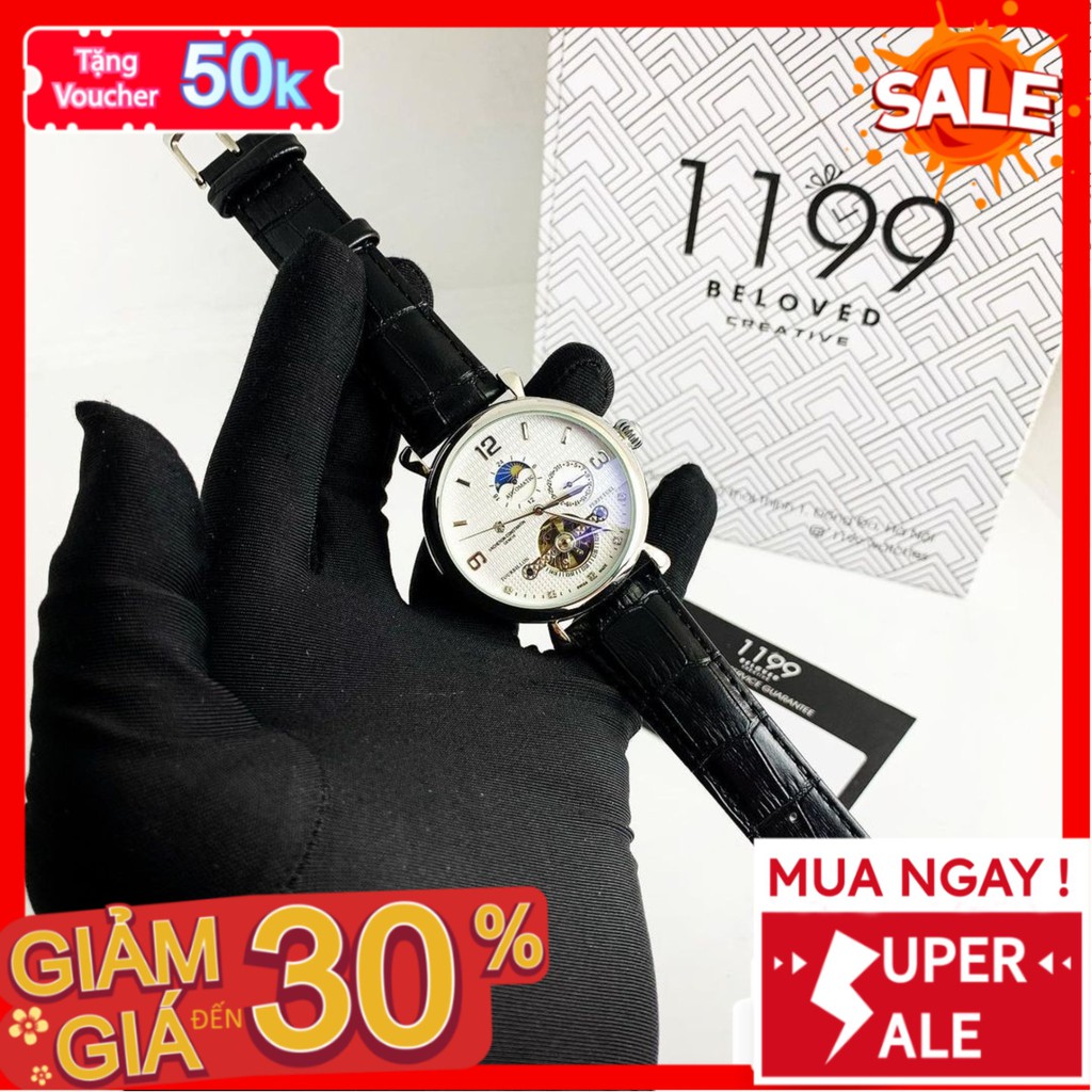 Đồng hồ cơ - Đồng Hồ Dây Da Nam 43mm Fom Size Chuẩn Chống Nước Chống Xước Tốt Bảo Hành 6 Tháng 80172 - 1199 Watches | BigBuy360 - bigbuy360.vn