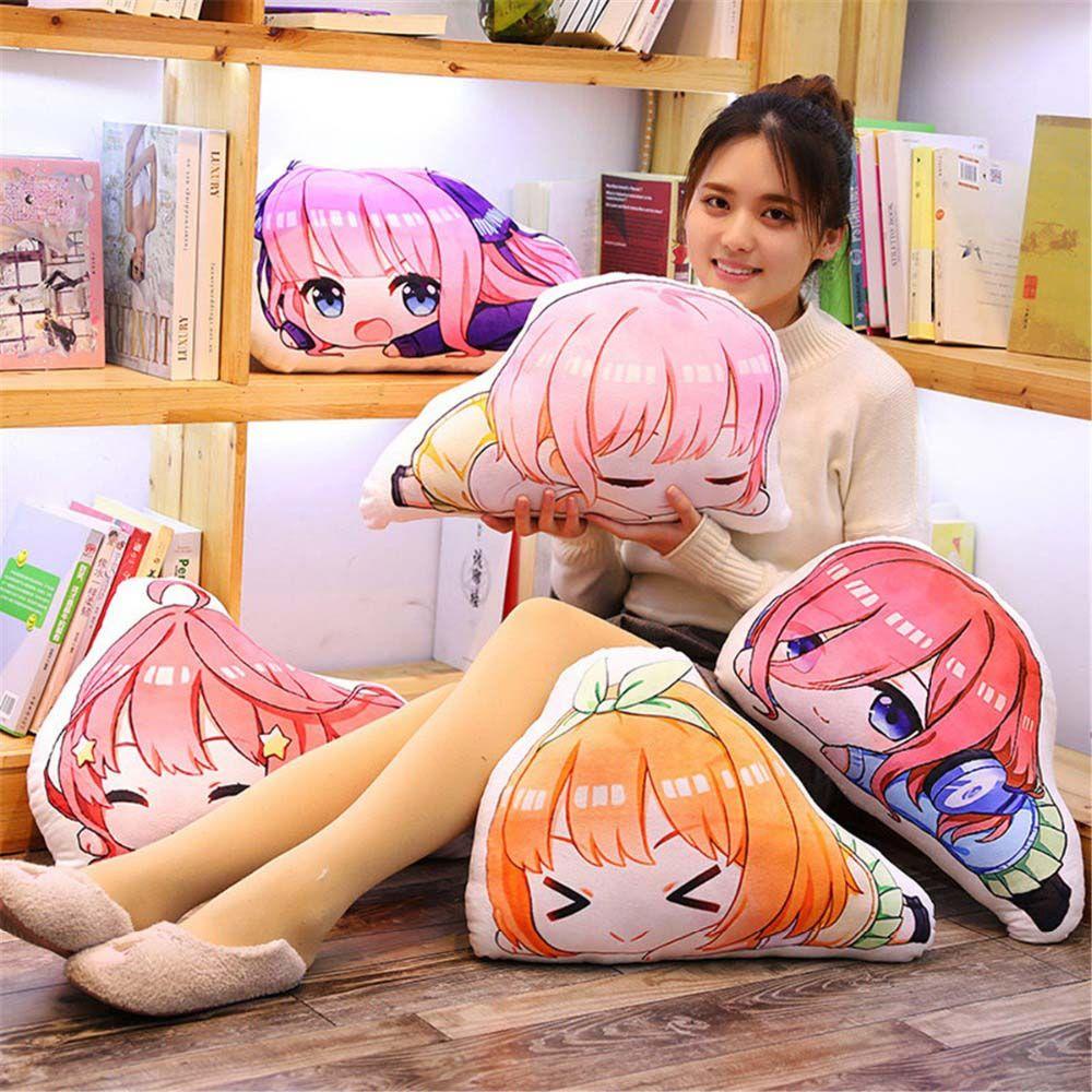 Đồ chơi nhồi bông Vải Cotton Mềm Mại Hình Nhân Vật Trong Phim Hoạt Hình Gotoubun No Hanayome No Hanayome Nakano Ichika