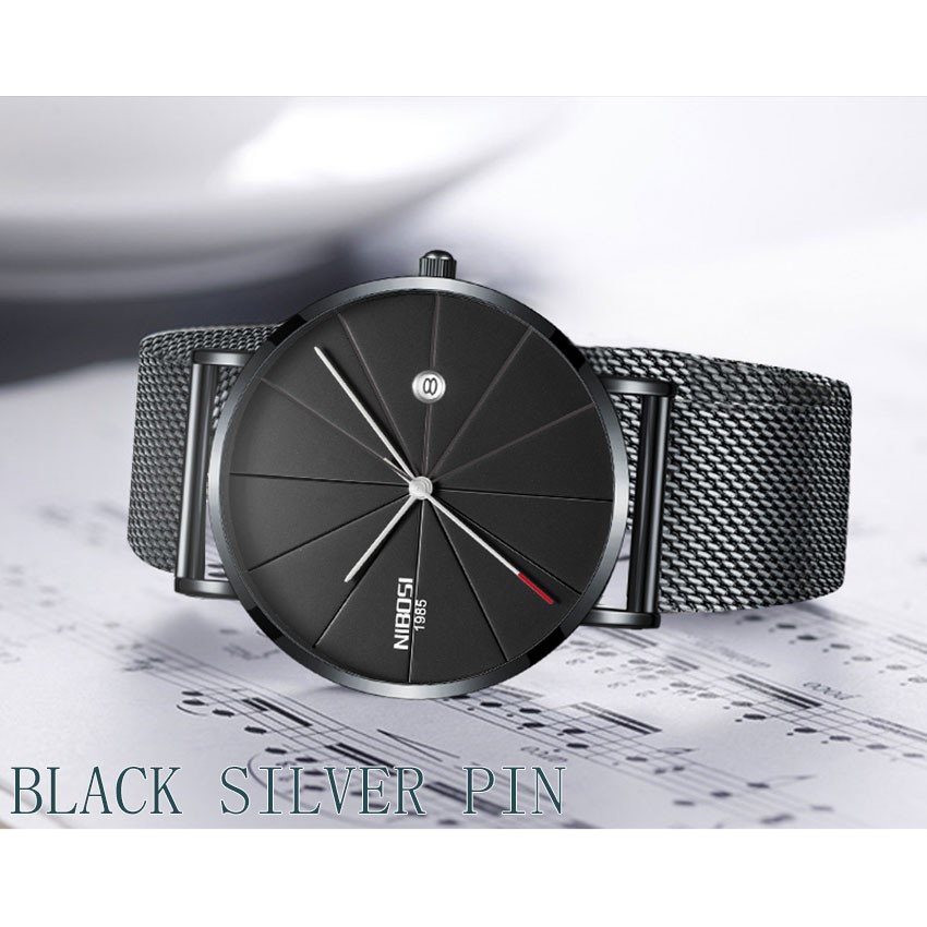 Đồng hồ Nam Nibosi 100% chính hãng, hàng fullbox ( Có thẻ bảo hành hãng)