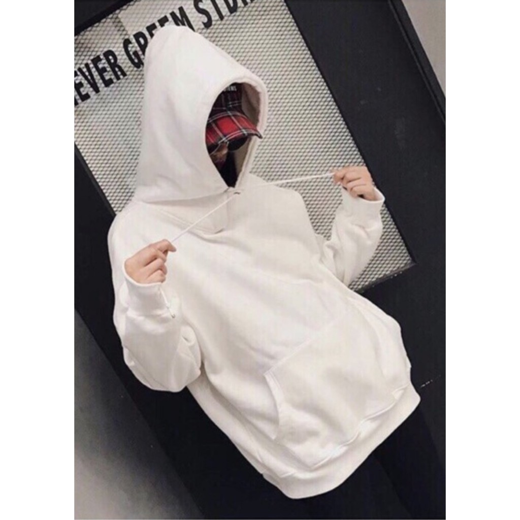 Áo Hoodie Trơn Nam Nữ unisex phong cách Hàn Quốc cá tính, Chất nỉ bông HaLey