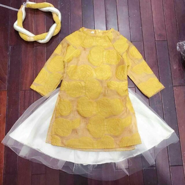 Ao dài cách tân cho be gái 15kg