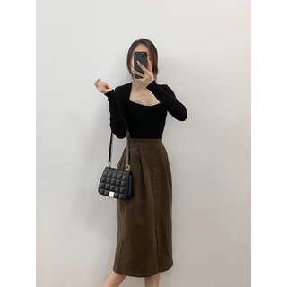 CHÂN VÁY DÀI HÀN QUỐC/ CHÂN VÁY BASIC DÁNG DÀI HÀN QUỐC