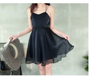 [Có Sẵn] Đầm xòe hở lưng nữ tính #211