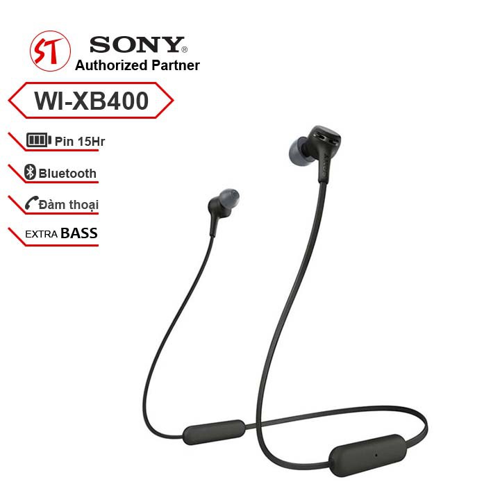 Tai nghe Sony WI-XB400 In-ear không dây  EXTRA BASS