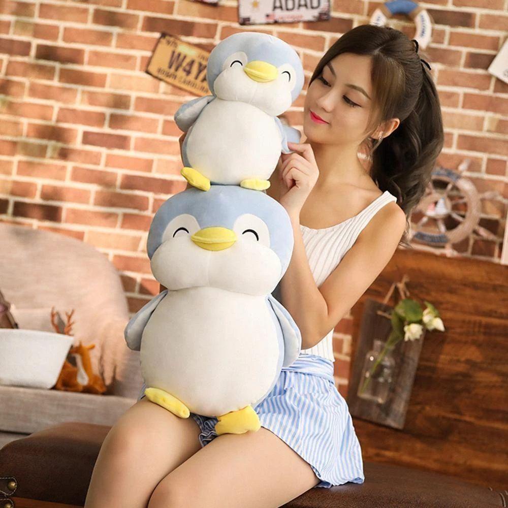 Đồ chơi nhồi bông Hình Chim Cánh Cụt Dễ Thương 25-40cm