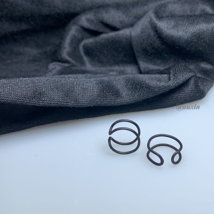 Khuyên kẹp tai 23C413 thiết kế đơn giản thời trang Hàn Quốc cá tính dễ phối đồ cho nam và nữ