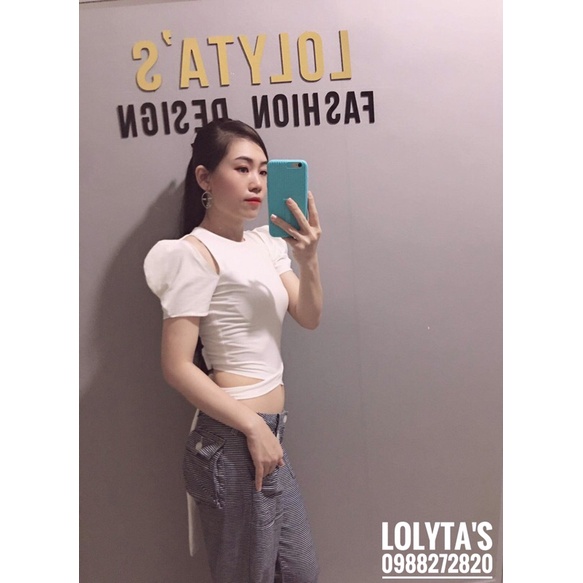 Lolyta s design - hàng thiết kế áo croptop hack dáng cực đẹp. siêu phẩm - ảnh sản phẩm 5