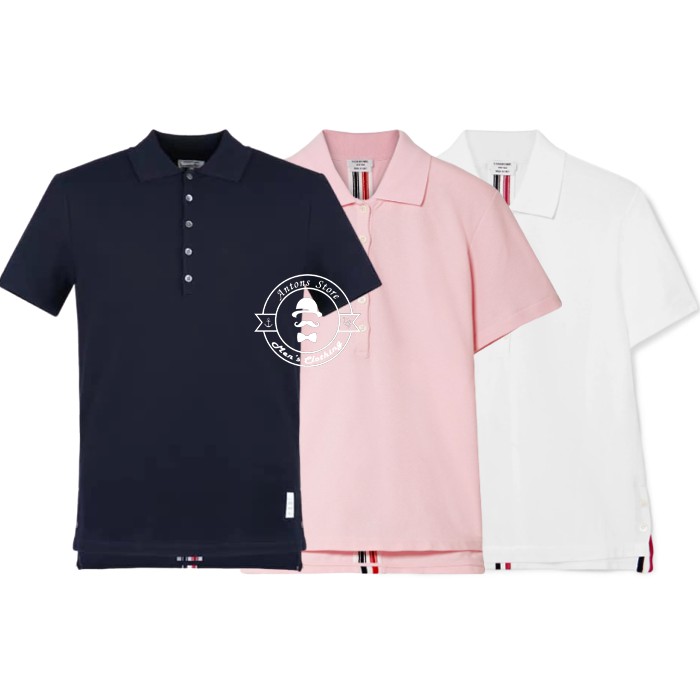 Áo Phông Polo Thom Browne Viền Lưng