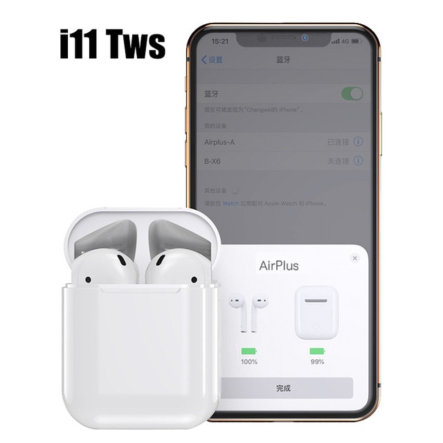 I11 TWS Wireless Mini Bluetooth Earbuds for IOS＆Android Sports Handy