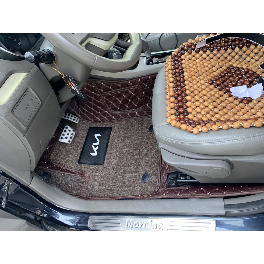 Thảm lót sàn ô tô 6D Kia Morning 2020-2022, 2013-2019, 2007-2012 bảo vệ sàn xe, không mùi, không thấm nước