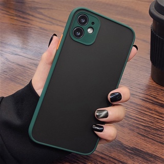Ốp điện thoại cứng mặt nhám trong suốt chống sốc dành cho iPhone 13 Pro Max Mini 12 11 5G 4G 2022
