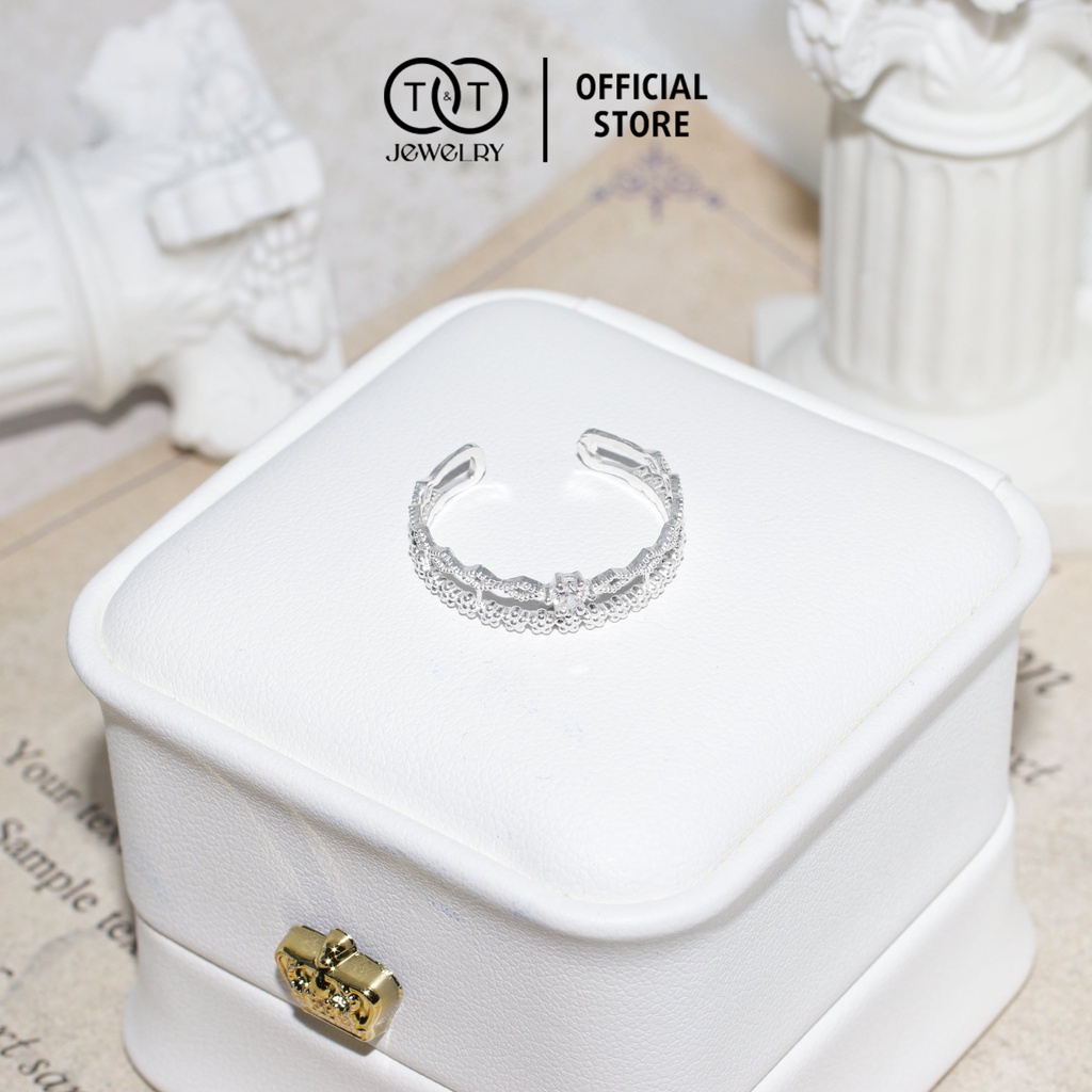 Nhẫn Bạc Nữ s925 T&amp;T Jewelry Harley Queen cao cấp NN018