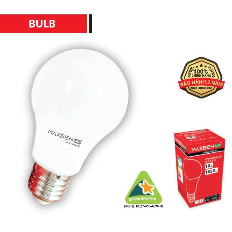 Bóng đèn tròn LED chính hãng 🔸 siêu bền 🔸 tùy chọn công suất 🔸 BH 2 năm 🔸 ship hỏa tốc | BigBuy360 - bigbuy360.vn