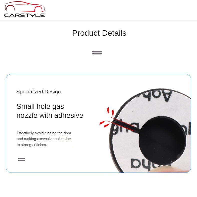 Miếng Đệm Bằng Silicon Dày Giảm Âm Chống Sốc Thiết Kế Cho Cửa Xe Hơi | BigBuy360 - bigbuy360.vn