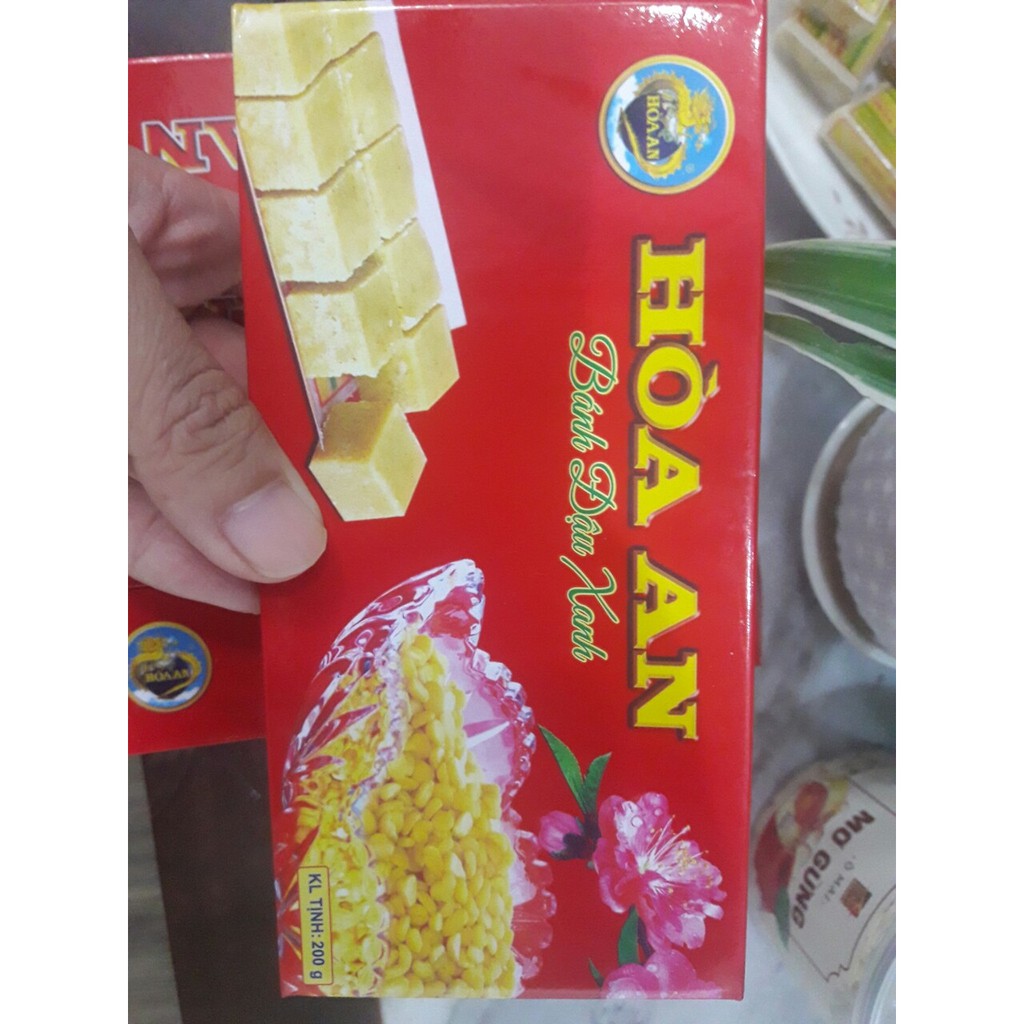 Bánh đậu xanh hải dương hòa an - hộp 200 gram
