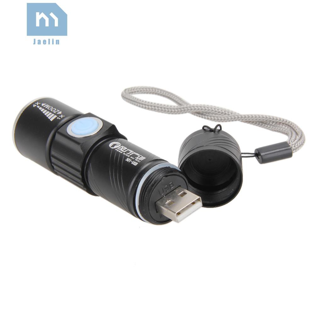Đèn pin sáng 800lm CREE có thể sạc lại chống thấm nước cao cấp tiện dụng