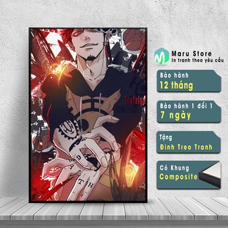 Tranh Thuyền Trưởng Law Treo Tường Trang Trí Phòng