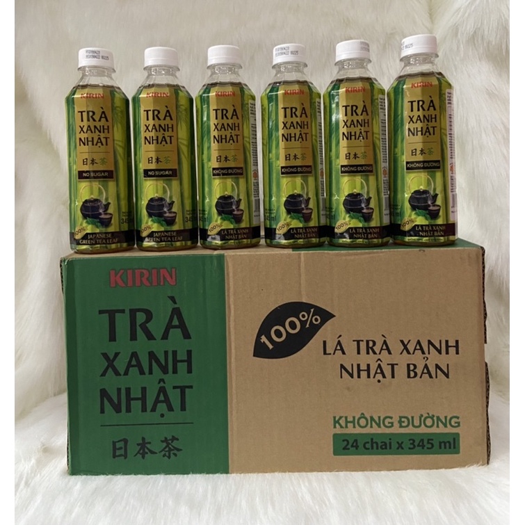 1 Thùng Trà Xanh Nhật Kirin /24 Chai*345ml