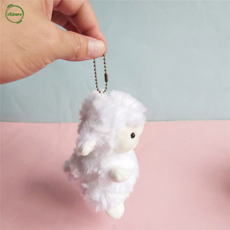 Móc khóa Thú Nhồi Bông Hình Chú Cừu Nhỏ Nhắn Dễ Thương