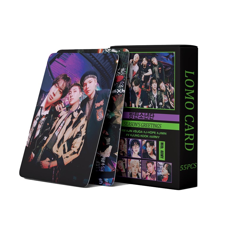 Hộp 54 Ảnh Thẻ Lomo In Hình Nhóm Nhạc BTS Bangtan Boys 2022