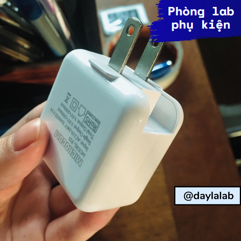 Củ sạc thông minh SMART CHARGER 2.1A Hàng chính hãng MICROCOM