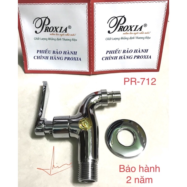 [chính hãng] vòi nước đồng thau cao cấp Proxia - Bảo hành 1,2 năm