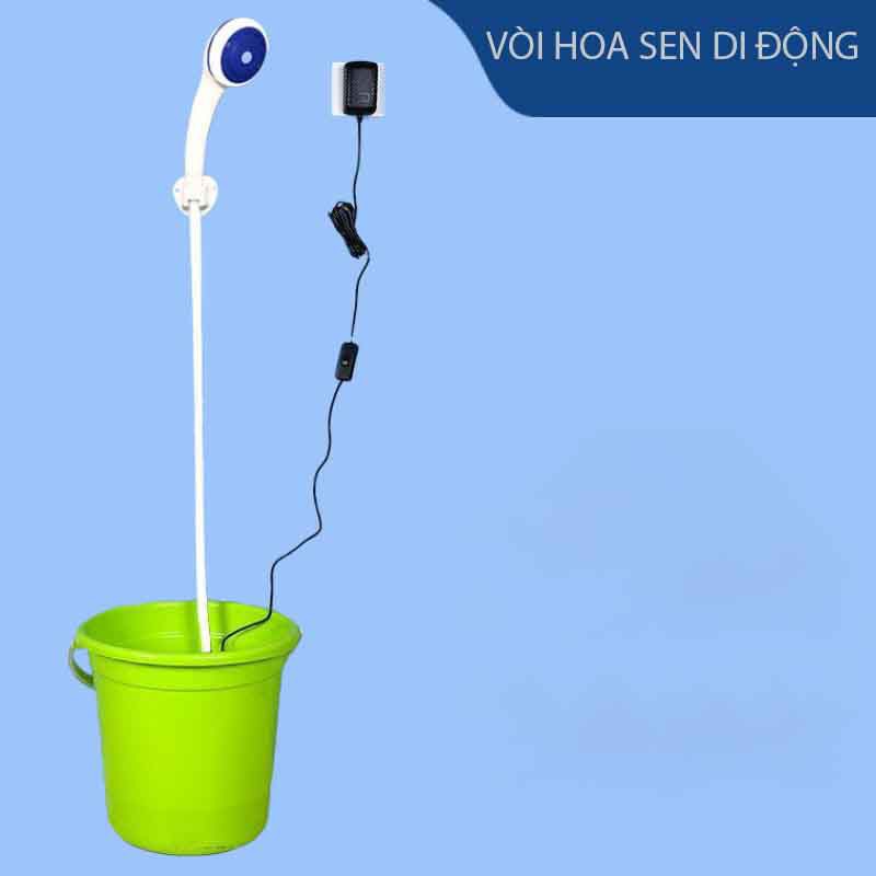 Bộ dụng cụ vòi sen tắm di động 12V thông minh vòi sen Di động linh hoạt