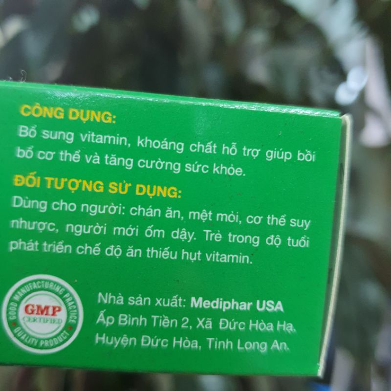 Viên sủi Super Comin bổ sung Vitamin C và các dưỡng chất  - Đông Anh Pharmart