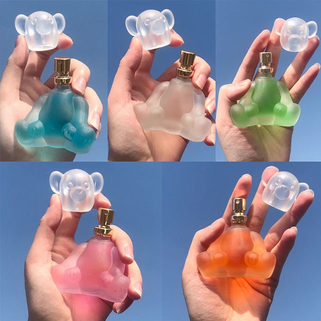 Nước Hoa Mùi Hương Lâu Phai Thiết Kế Vỏ Son Hình Gấu Dễ Thương 30ml