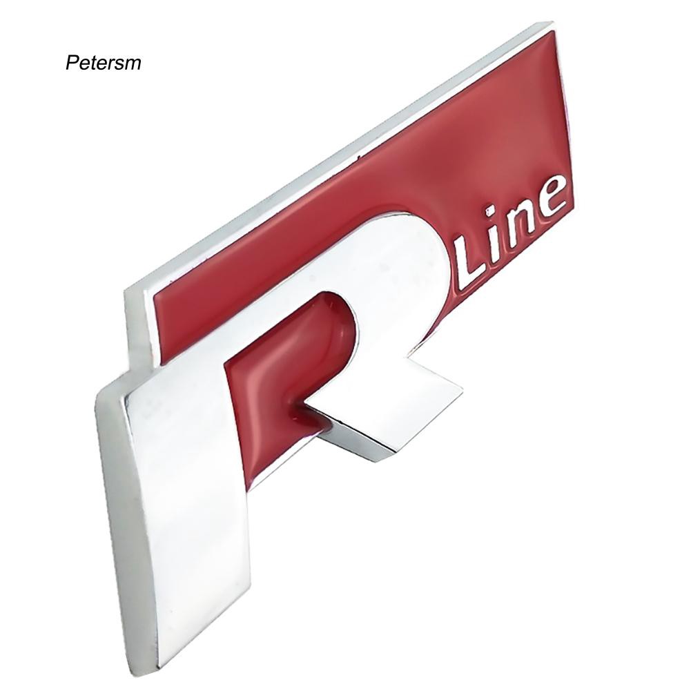 Logo 3D bằng kim loại dán xe hơi VW