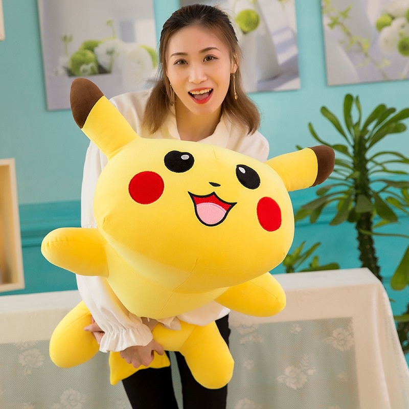 THÚ BÔNG PIKACHU NẰM DỄ THƯƠNG SIÊU CƯNG  GỐI ÔM NGỦ PIKACHU ĐÁNG YÊU CHO BÉ