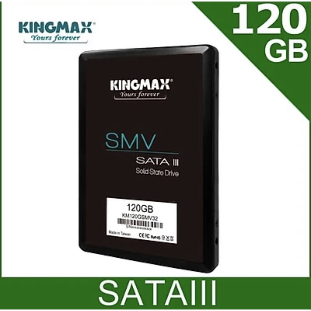 Ổ Cứng SSD 120GB Kingmax SMV32 SATA III - Hàng Chính Hãng