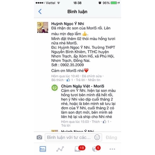 [ MoriS] Son màu Chùm Ngây