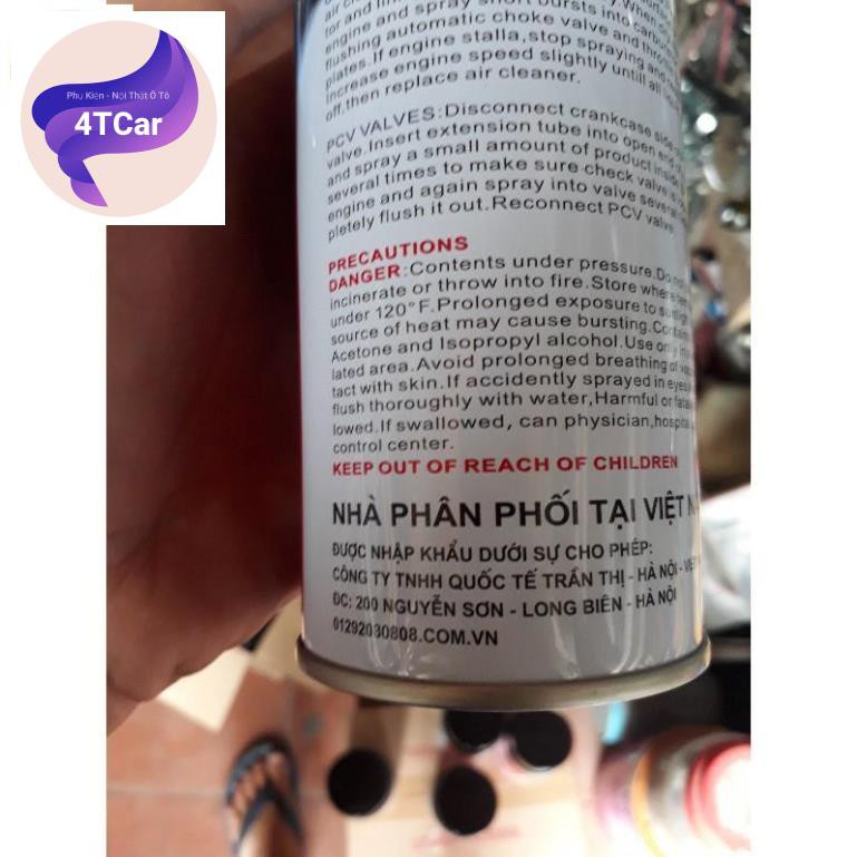 Xịt chế. Bình xịt rửa chế hòa khí  DYRAMID 450ml