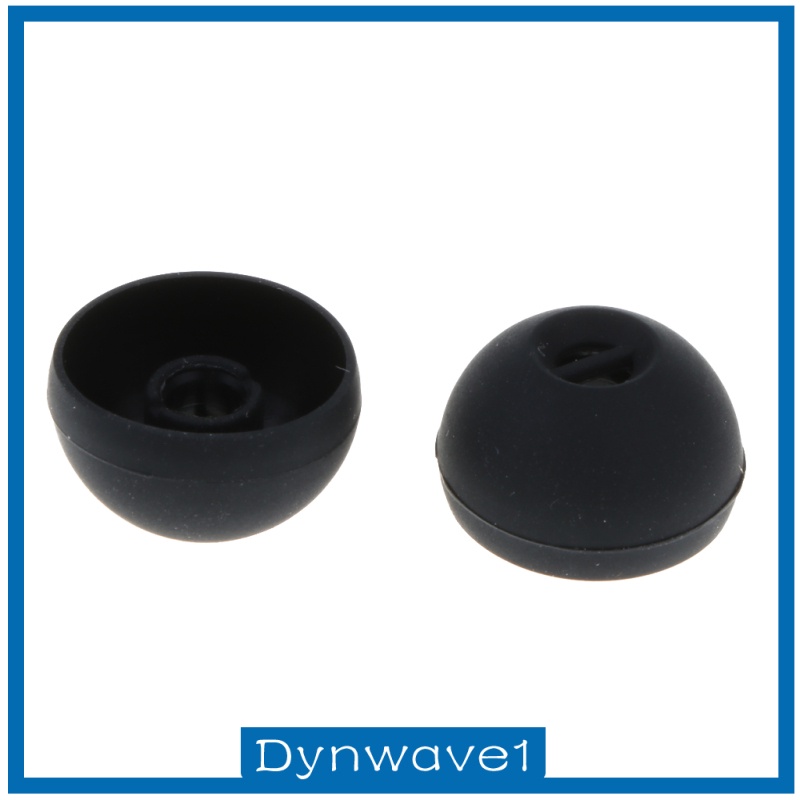 [DYNWAVE1]4 Pair Replacement Ear Pad Eartips Silicone Earbuds Tips For Earphones Black