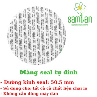 Màng seal tự dính PSP 1.2 Phi 50.5 mm