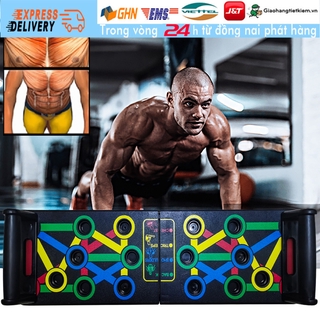 【Trong 24h gửi hàng】12 trong 1 Dụng cụ hít đất đa năng chống đẩy hướng dẫn tập luyện cho tập gym tại nhà