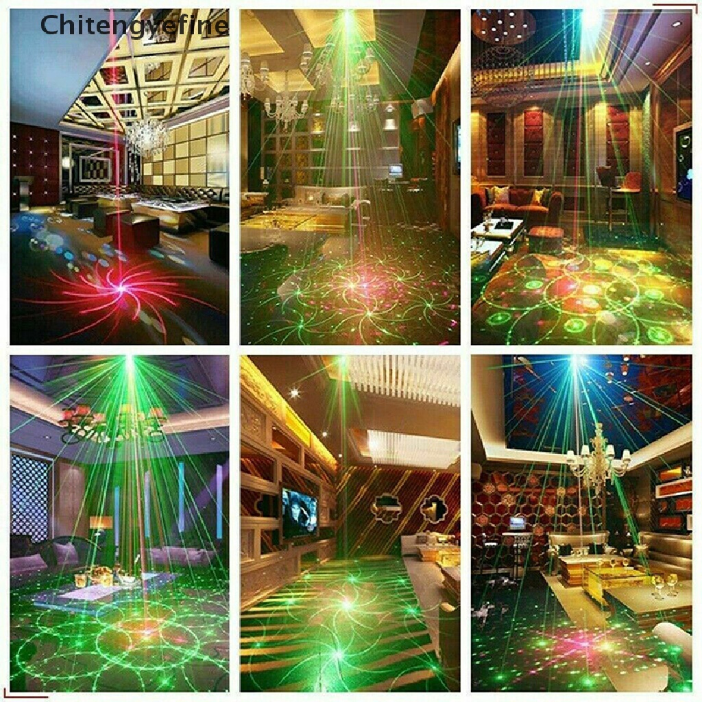 Đèn chiếu Laser LED RGB ánh sáng sân khấu 60 họa tiết dành cho tiệc tùng KTV hợp đêm DJ Disco