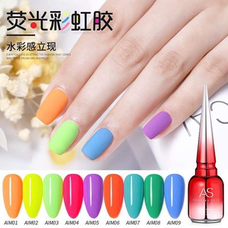 set sơn as chai đỏ màu neon