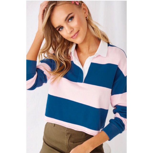 Áo thun có cổ tay dài f21 vnxk | BigBuy360 - bigbuy360.vn