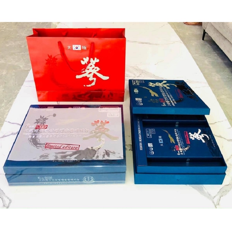 Thiên Sâm Đông Trùng Hạ Thảo Heaven 1 Korean Taekuk Ginseng Extract Capsule Hàn Quốc, Hộp 180 Viên