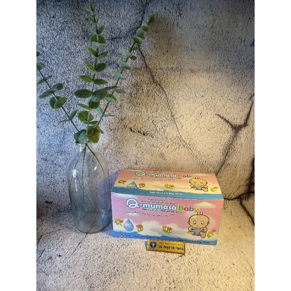 Nước muối sinh lý vô khuẩn cho bé Q-mumasa baby 10ml_1 hộp 5 lọ