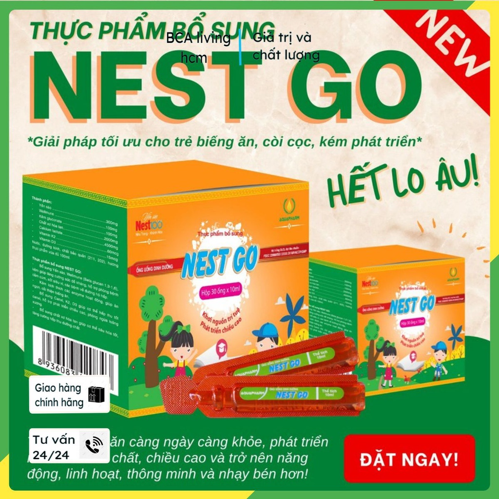 Nest Go ống uống dinh dưỡng bổ sung dinh dưỡng yến xào 300ml