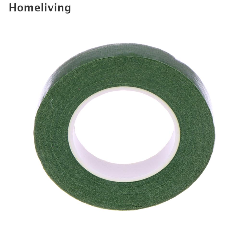 Băng quấn tự dính 30m màu xanh lá tự làm hoa thủ công