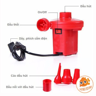 Bơm điện 2 chiều bơm hút bể phao bơi