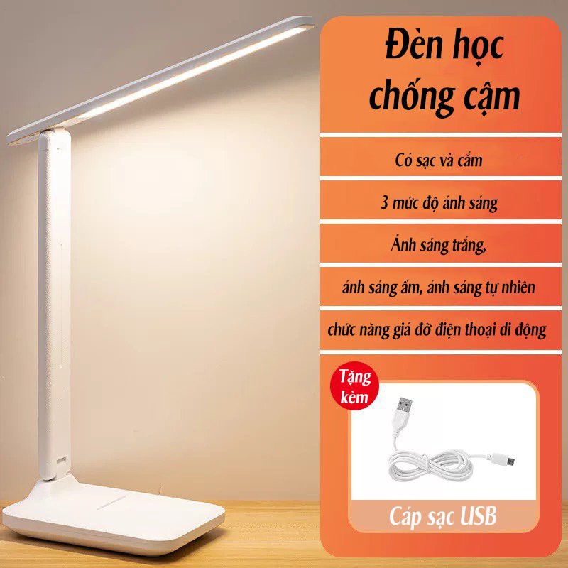 Đèn Học, Đèn Học Chống Cận, Làm Việc, Chế Độ Sáng Thông Minh