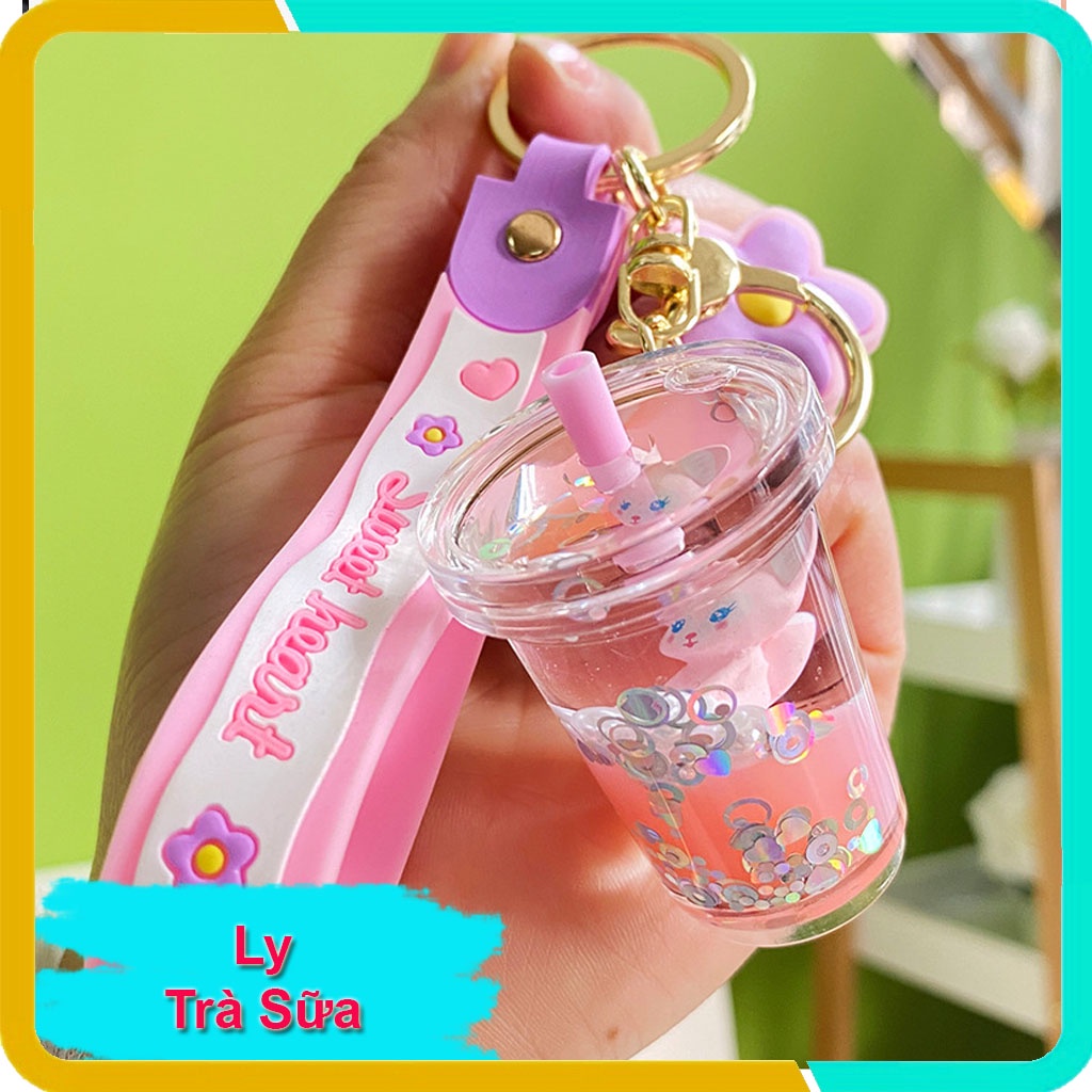 Móc Khóa Pha Lê Hình Hồ Ly, Móc Treo Trên Balo, Túi Xách, Móc Khóa Xe KP05