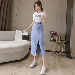 Chân váy jean hàng Quảng Châu